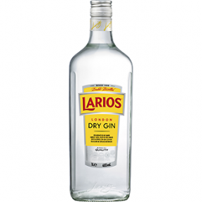 Ginebra nacional LARIOS botella 1 L